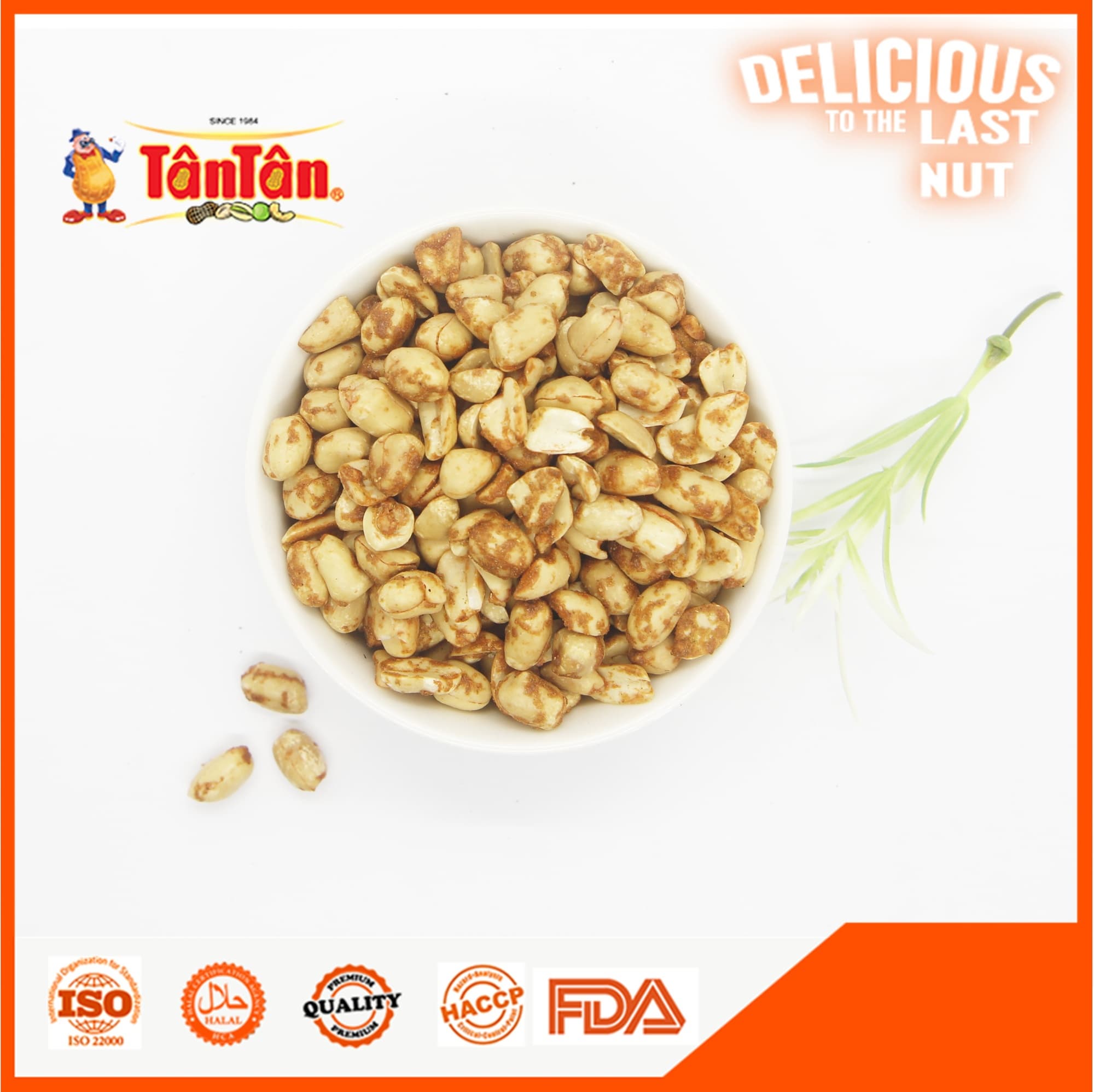 Peanuts with chili and lime _ spicy and fantastic flavor